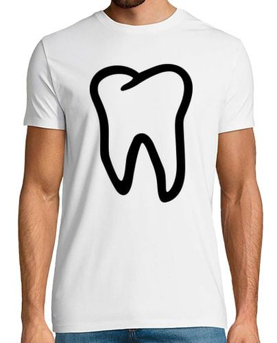 Camiseta diente dientes logo laTostadora - latostadora.com - Modalova