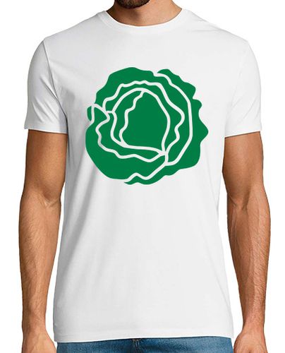 Camiseta Hombre Manga Corta ensalada de lechuga verde laTostadora - latostadora.com - Modalova