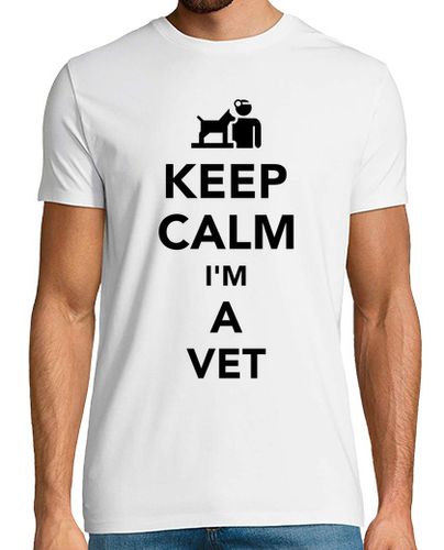 Camiseta mantener la calma que soy un veterinario - latostadora.com - Modalova