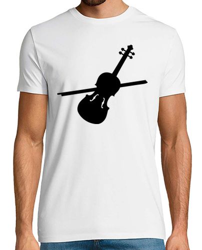 Camiseta violín violín negro - latostadora.com - Modalova