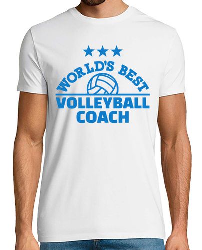 Camiseta Hombre Manga Corta mejor entrenador de voleibol del mundo laTostadora - latostadora.com - Modalova