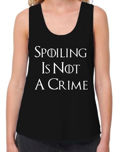 Camiseta Mujer Tirantes Loose Fit Spoiling Is Not A Crime MT laTostadora - latostadora.com - Modalova