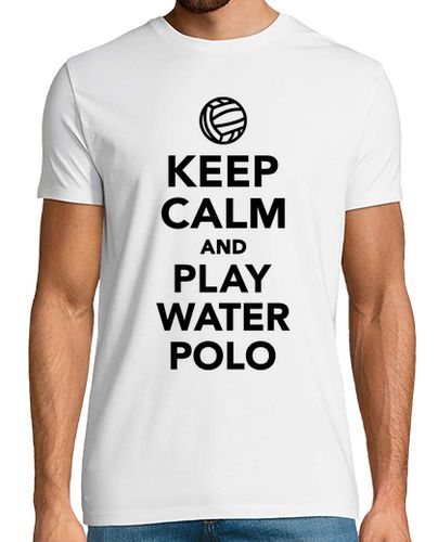 Camiseta mantener la calma y el juego de waterpolo - latostadora.com - Modalova