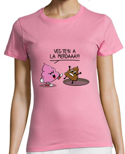 Camiseta mujer A la merdaaa - latostadora.com - Modalova