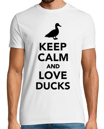 Camiseta mantener la calma y ame los patos - latostadora.com - Modalova