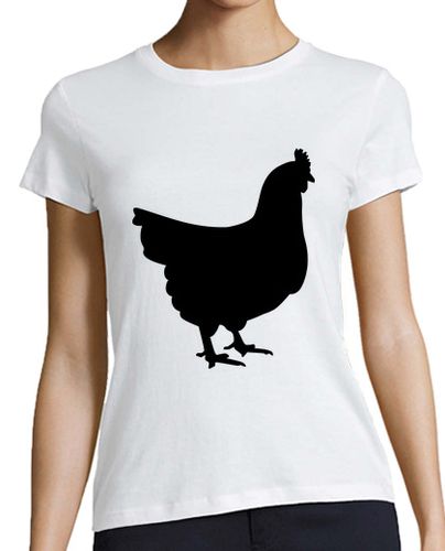 Camiseta mujer gallina - latostadora.com - Modalova