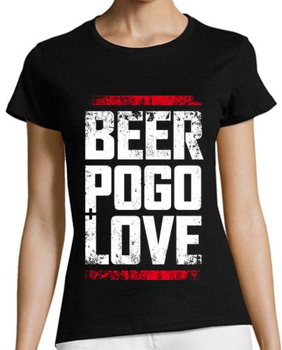 Camiseta mujer beer, pogo & love black dirt - latostadora.com - Modalova