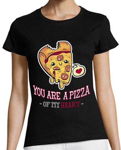 Camiseta Mujer Manga Corta Pizza of my heart laTostadora - latostadora.com - Modalova