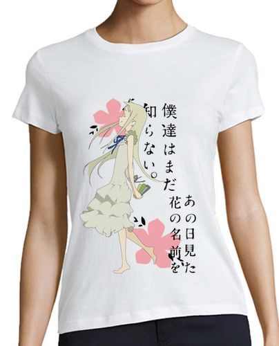 Camiseta mujer AnoHana - Meiko Honma - latostadora.com - Modalova