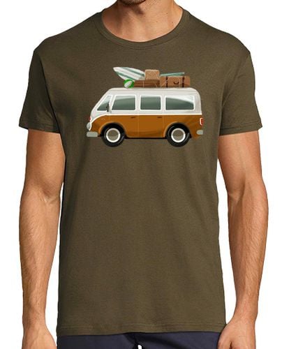 Camiseta Hombre Manga Corta Furgoneta Surf - camiseta hombre laTostadora - latostadora.com - Modalova