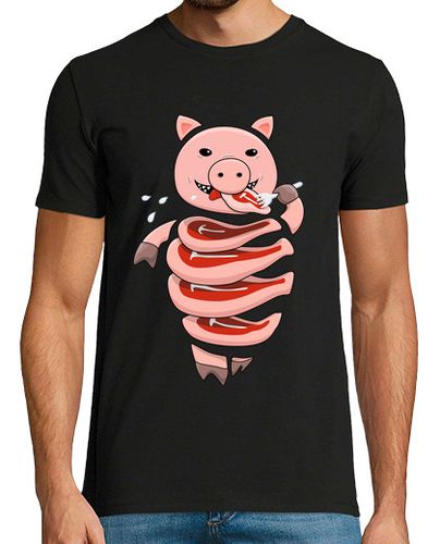 Camiseta caníbal cerdo glotón - latostadora.com - Modalova