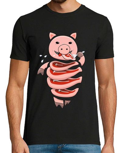 Camiseta caníbal cerdo glotón laTostadora - latostadora.com - Modalova