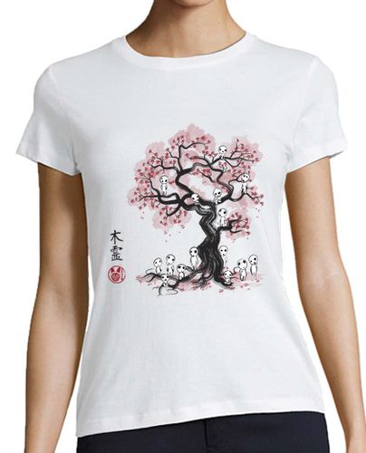 Camiseta mujer Forest Spirits Sumi-e - latostadora.com - Modalova