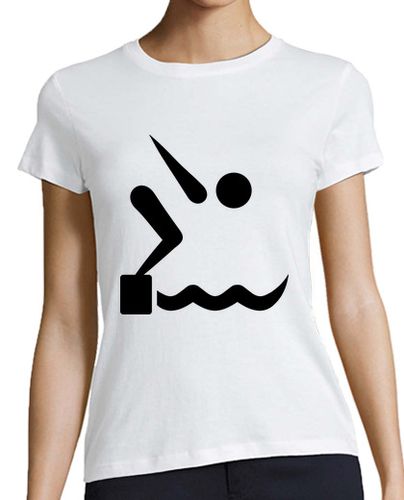 Camiseta mujer icono de la natación - latostadora.com - Modalova