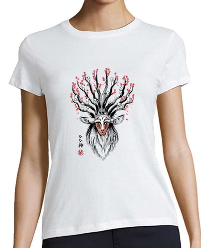 Camiseta mujer The Deer God sumi-e laTostadora - latostadora.com - Modalova