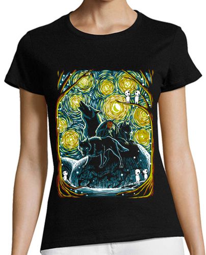 Camiseta mujer Starry Forest - latostadora.com - Modalova