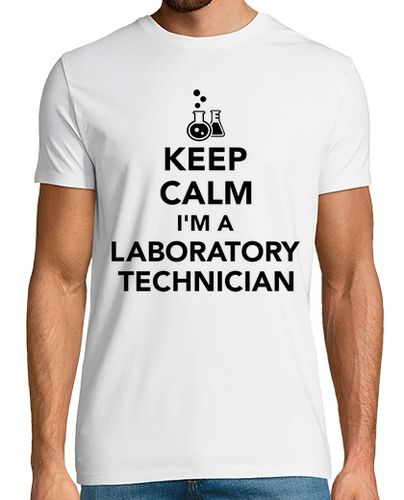 Camiseta mantener la calma que soy un técnico de laboratorio - latostadora.com - Modalova