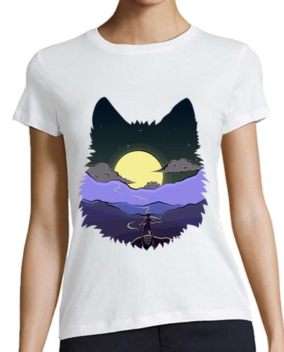 Camiseta mujer Wolf Spirit Princess Mononoke - latostadora.com - Modalova