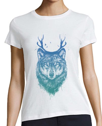Camiseta mujer Deer wolf color - latostadora.com - Modalova