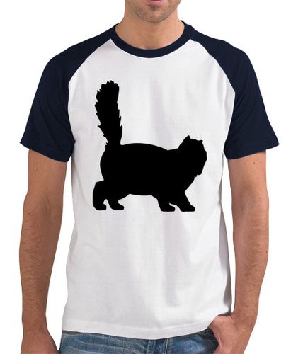 Camiseta Hombre Estilo Béisbol gato persa laTostadora - latostadora.com - Modalova