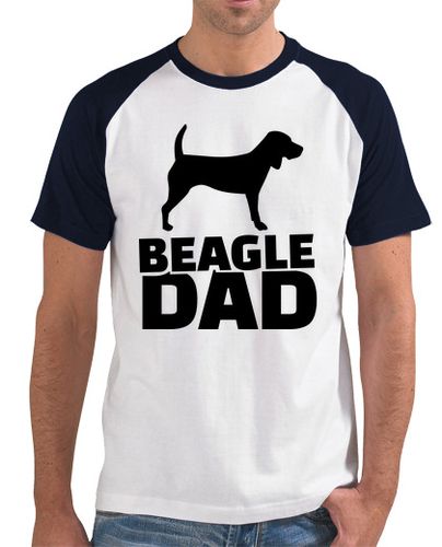 Camiseta Hombre Estilo Béisbol papá del beagle laTostadora - latostadora.com - Modalova