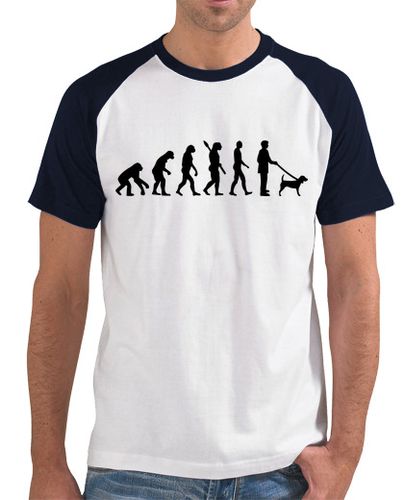 Camiseta Hombre Estilo Béisbol beagle evolución laTostadora - latostadora.com - Modalova