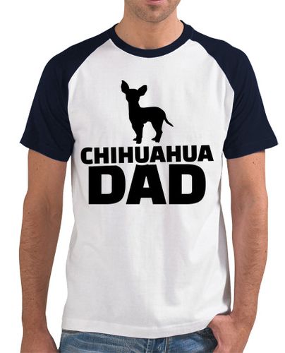 Camiseta Hombre Estilo Béisbol papá de la chihuahua laTostadora - latostadora.com - Modalova