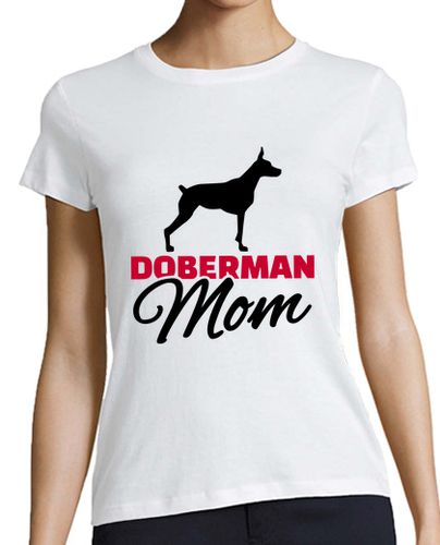 Camiseta mujer mamá del doberman - latostadora.com - Modalova