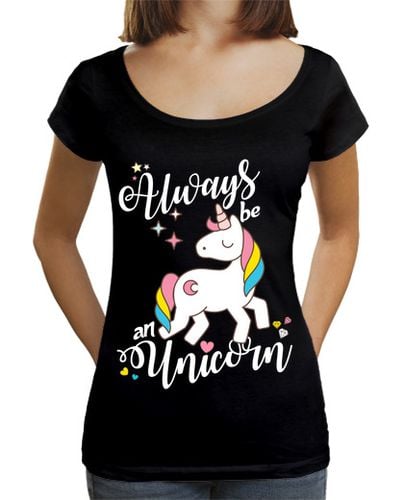 Camiseta mujer Always be an Unicorn - latostadora.com - Modalova