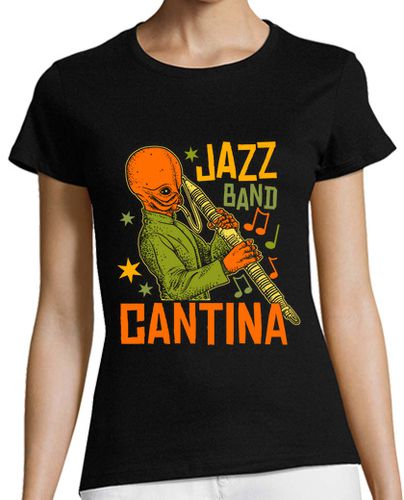 Camiseta mujer Cantina Jazz Band - latostadora.com - Modalova