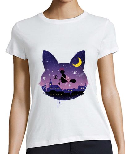 Camiseta mujer medianoche camisa para mujer paseo gato - latostadora.com - Modalova