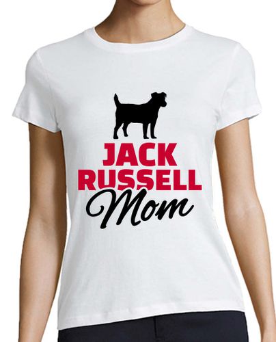 Camiseta Mujer Manga Corta madre de jack russell laTostadora - latostadora.com - Modalova