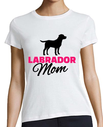 Camiseta Mujer Manga Corta mamá de labrador laTostadora - latostadora.com - Modalova