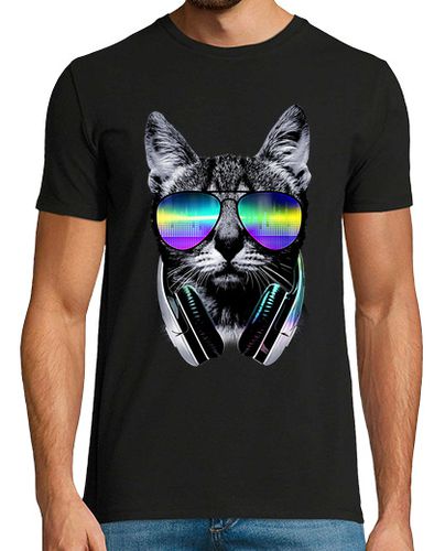 Camiseta Hombre Manga Corta gato amante de la música laTostadora - latostadora.com - Modalova