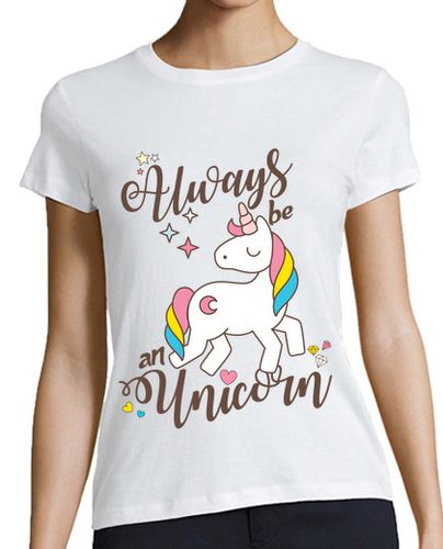 Camiseta Mujer Manga Corta Always be an Unicorn laTostadora - latostadora.com - Modalova