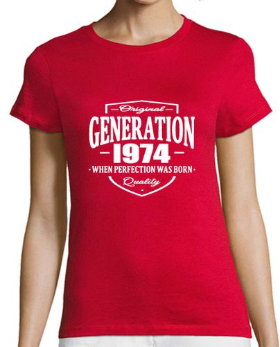 Camiseta mujer Generation 1974 - latostadora.com - Modalova