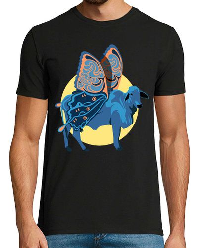 Camiseta Vaca Mariposa - latostadora.com - Modalova