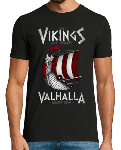 Camiseta Hombre Manga Corta Vikings are coming laTostadora - latostadora.com - Modalova