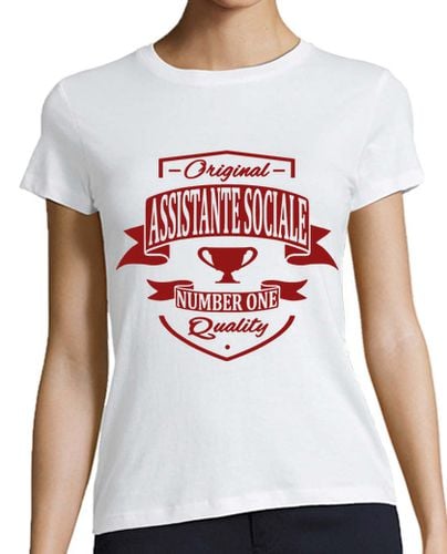 Camiseta Mujer Manga Corta asistente social laTostadora - latostadora.com - Modalova