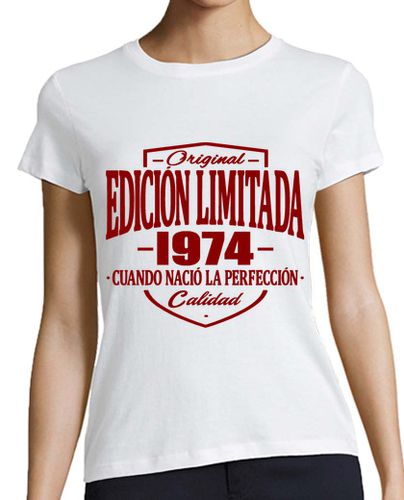 Camiseta mujer Edición Limitada 1974 - latostadora.com - Modalova