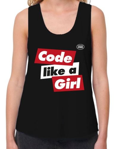 Camiseta Mujer Tirantes Loose Fit Code Like a Girl laTostadora - latostadora.com - Modalova