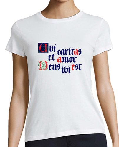 Camiseta mujer Ubi Caritas - latostadora.com - Modalova