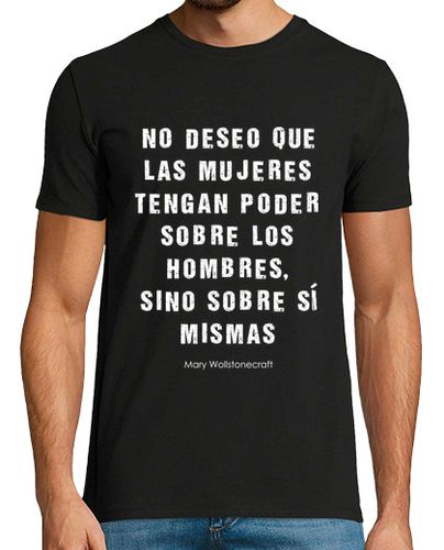 Camiseta Que las mujeres tengan poder sobre sí mismas #Feminismo- Hombre, manga corta, negra, calidad extra - latostadora.com - Modalova