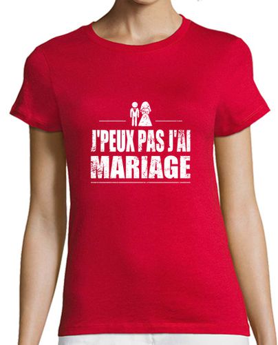 Camiseta mujer jpeux matrimonio no jai - latostadora.com - Modalova