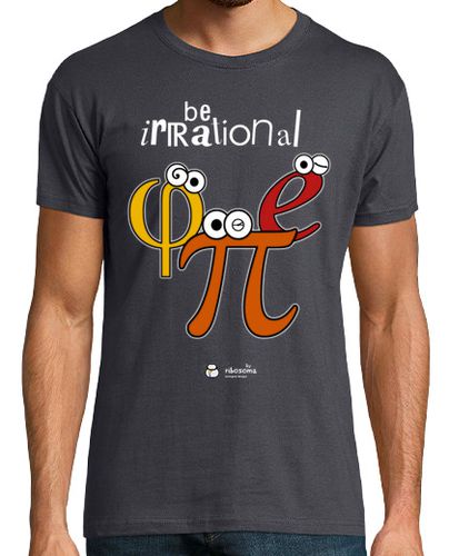 Camiseta Be irrational π φ e (fondos oscuros) - latostadora.com - Modalova
