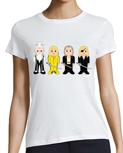 Camiseta mujer Matar a Bill: Pai Mei, The Bride, Bill & - latostadora.com - Modalova