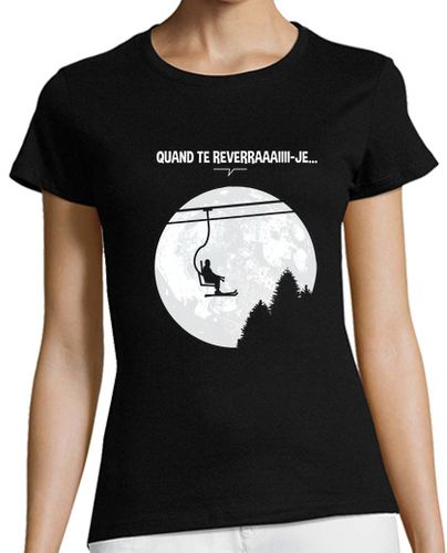 Camiseta Mujer Manga Corta Le bronzé au clair de lune laTostadora - latostadora.com - Modalova