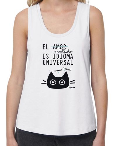 Camiseta mujer El maullido es el idioma universal - latostadora.com - Modalova