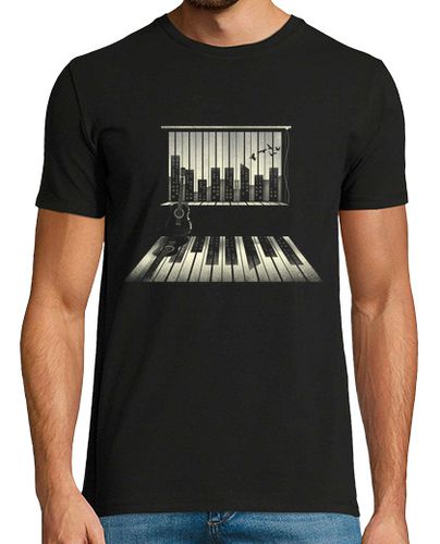 Camiseta Hombre Manga Corta la música es vida laTostadora - latostadora.com - Modalova