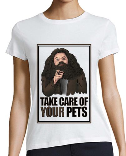 Camiseta mujer Care your pets - latostadora.com - Modalova